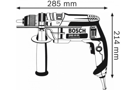 Купить Дрель BOSCH GSB 16 RE     0.601.14E.500 фото №4