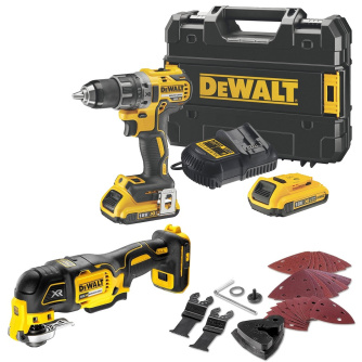 Купить Дрель аккумуляторная DEWALT  DCD 791 D2 + Мультитул DCS 356 N фото №1