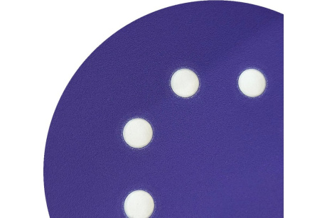 Купить Диск шлифовальный ABRAFORCE Purple Film на плёночной основе  8 отв.  125мм Р600  уп. 5 шт. фото №3